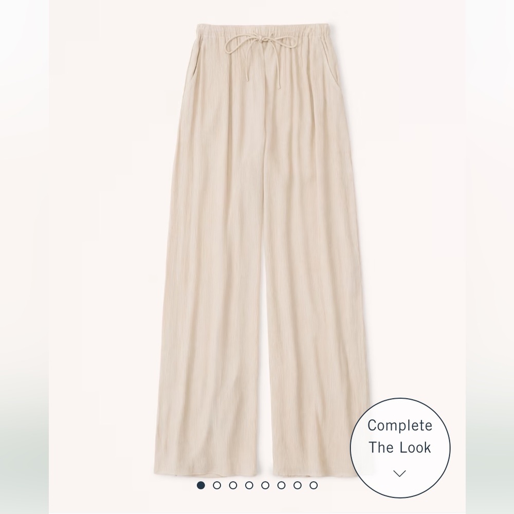 Wide Leg Linen Pants